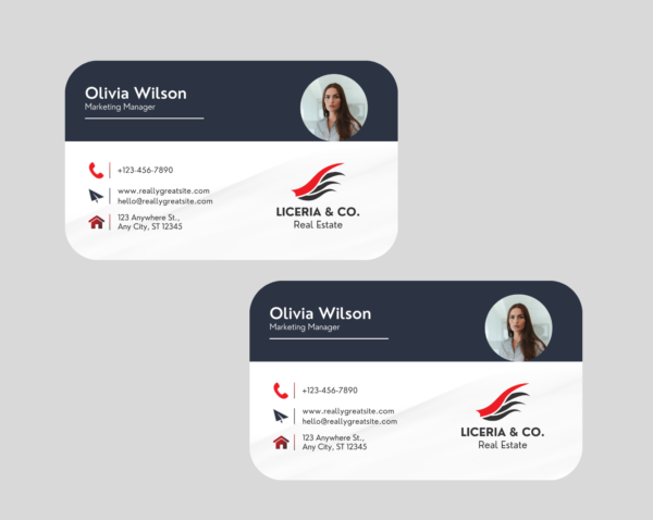 Rounded Corner Visiting Cards – Modern Professional Business Cards 100 units